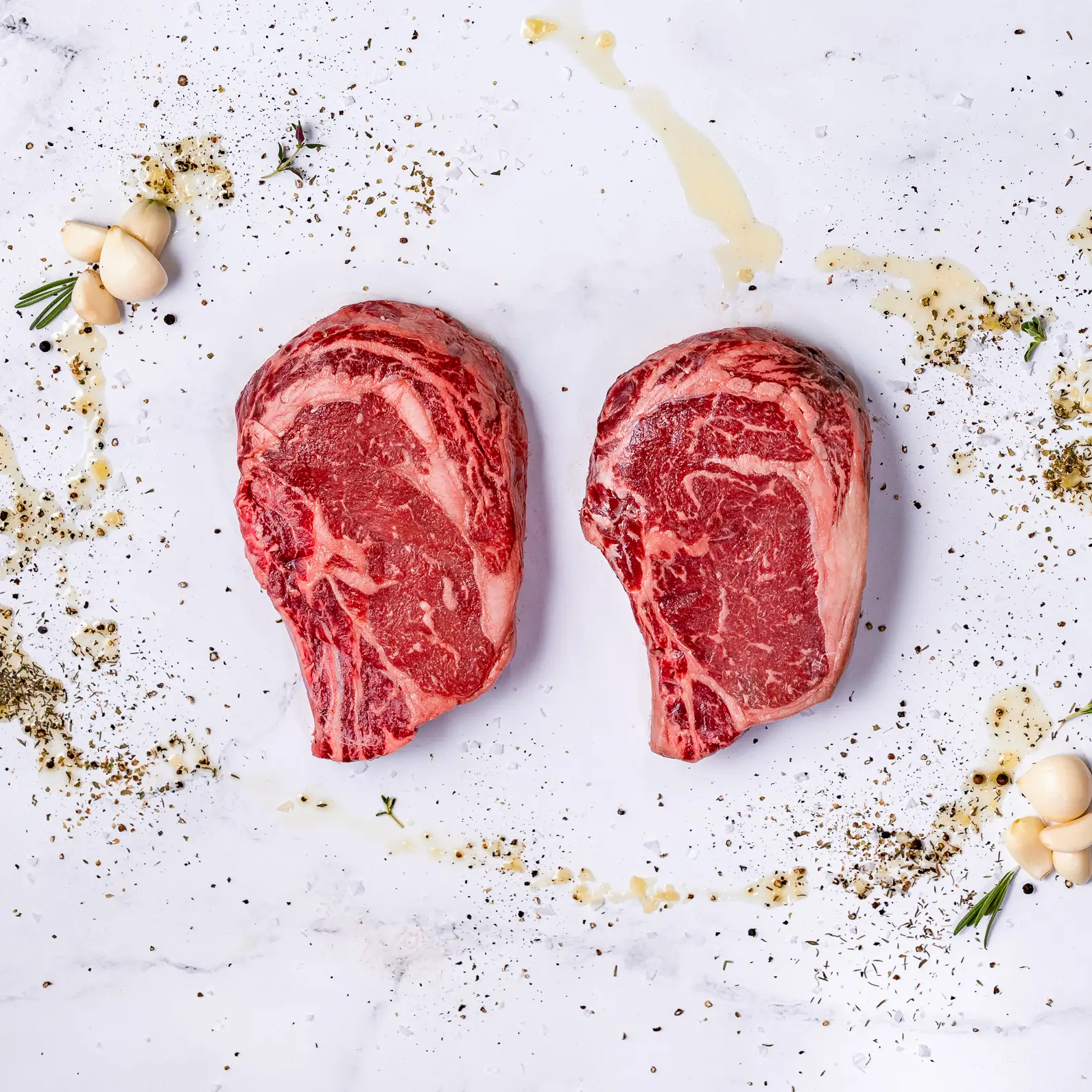 Thick-Cut Bone-In Ribeyes