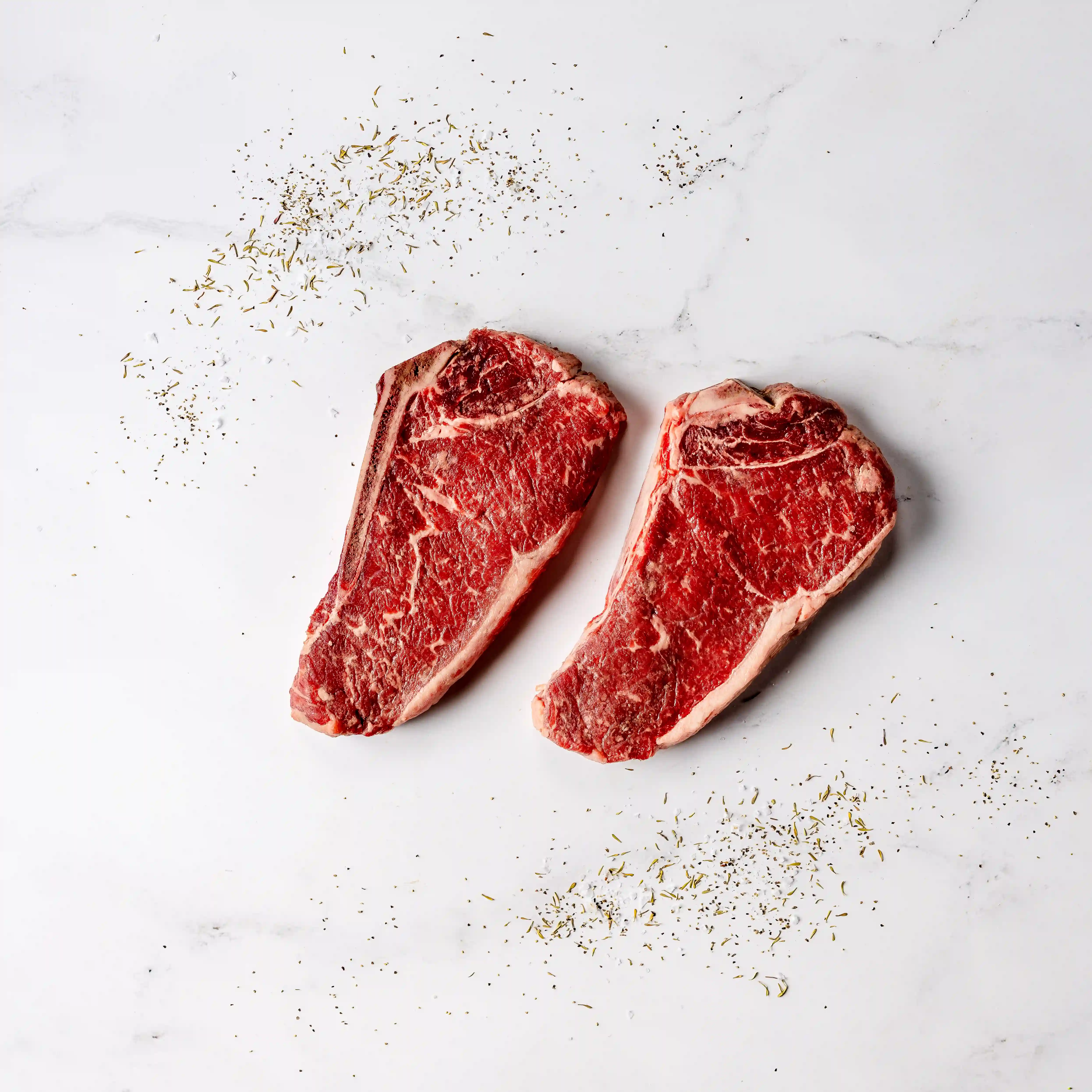 Bone-In New York Strips